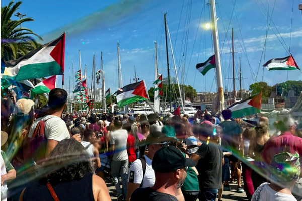 Our bubbles are on the Global Flotilla and sailing to Gaza!