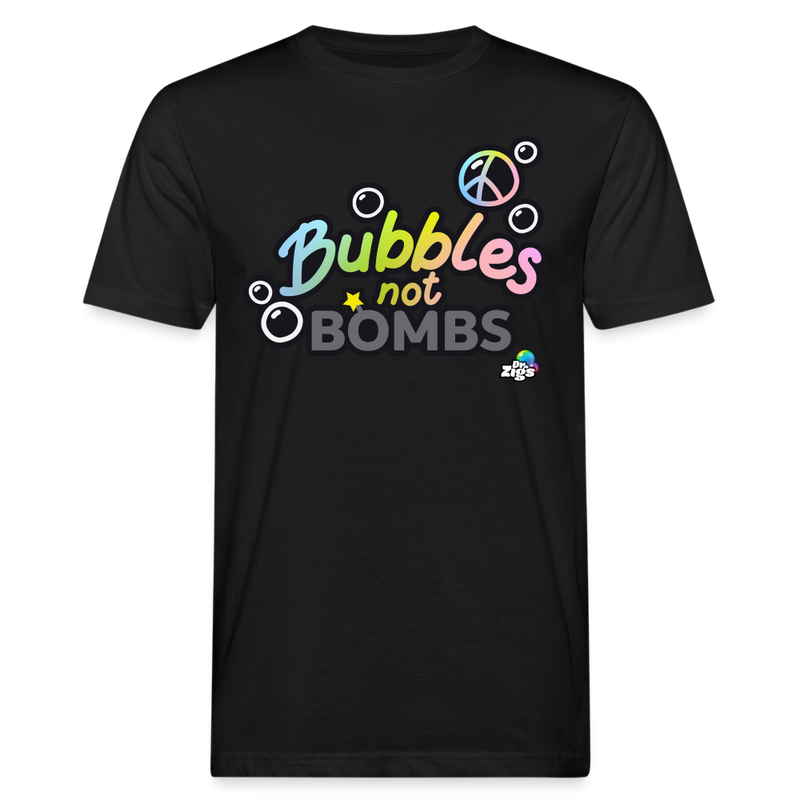 Bubbles Not B ombs Men s Organic T Shirt